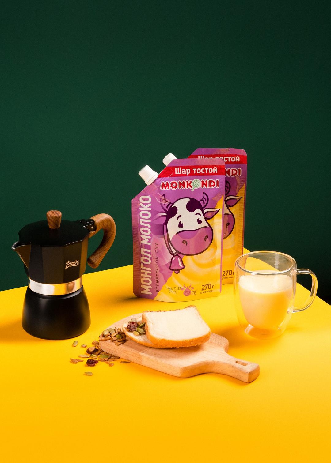 Start your morning with Mongol Moloko – with yellow butter for yourself, and for your family.